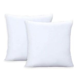 Decorative Throw Pillow Inserts SQUARE 12x12” (2-pack)